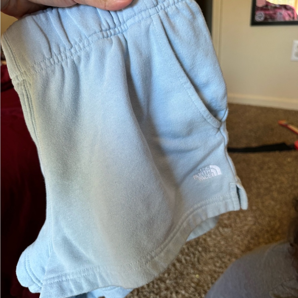 The North Face Light Blue Active Shorts